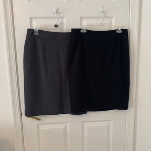 NWT Calvin Klein gray & black pencil skirt bundle